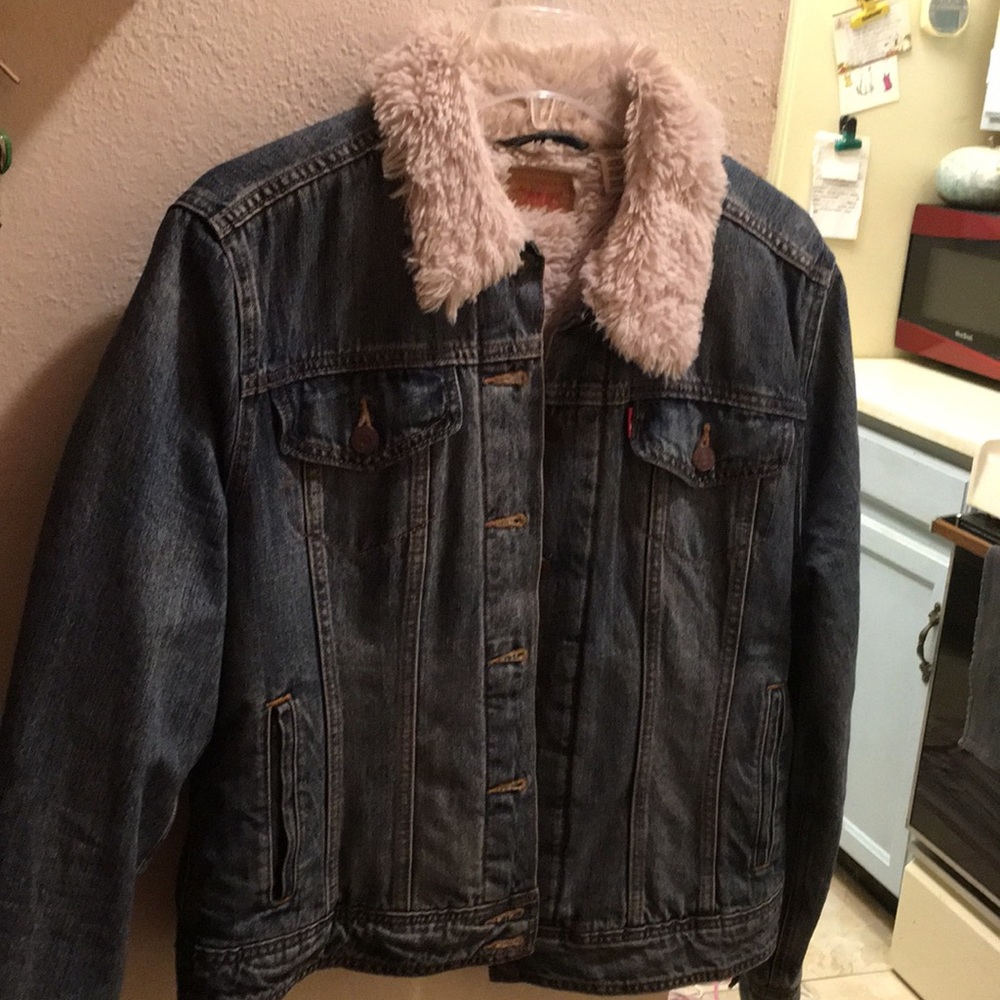 Original Levi’s trucker jacket women’s large - Picture 2 of 4